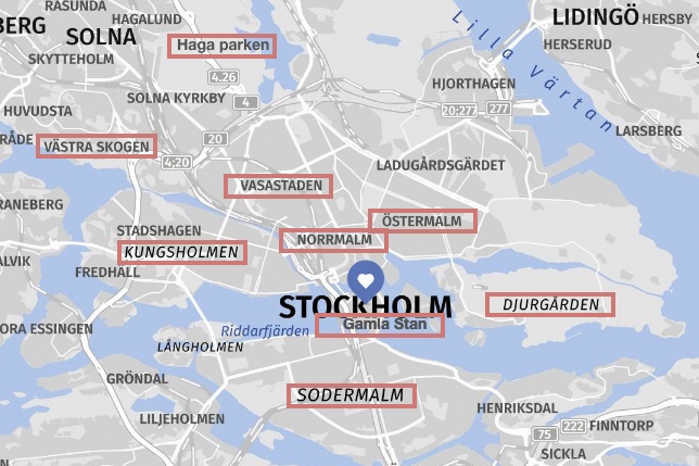 Quartiers de Stockholm